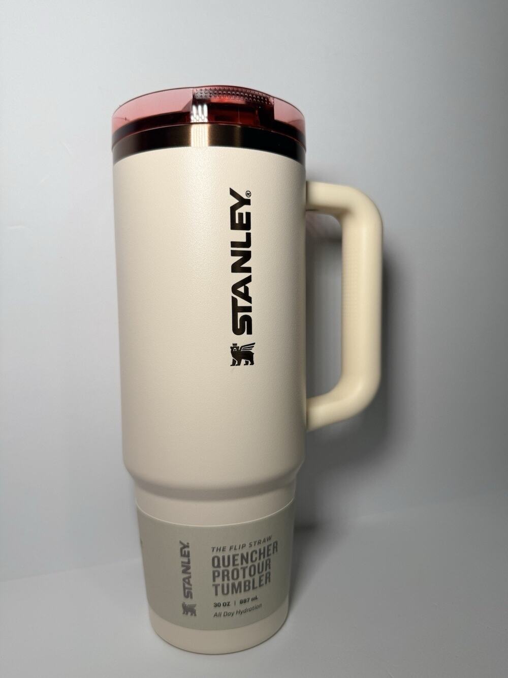 Stanley Oasis CREAM ROSE GOLD 30oz Protour Quencher Tumbler Flip Straw NWT NIB